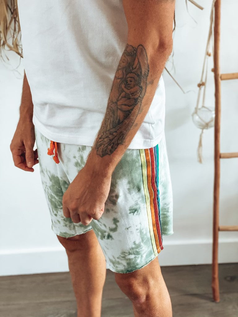 Short Couleur Tie & Dye Homme