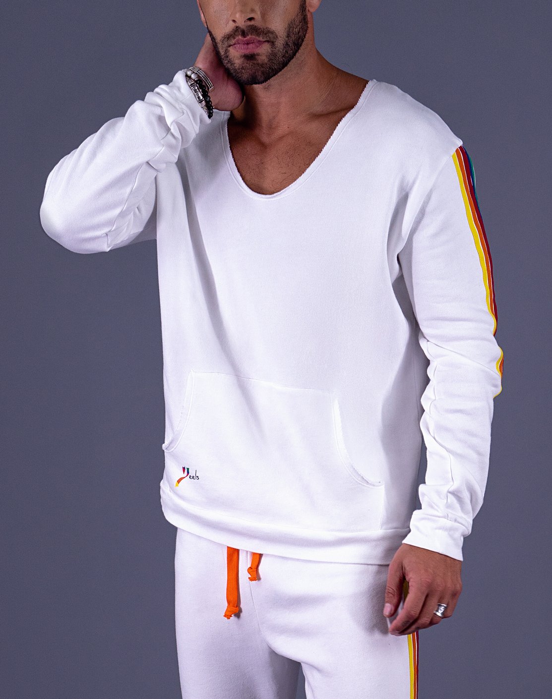 Sweat Col Ouvert Unisexe