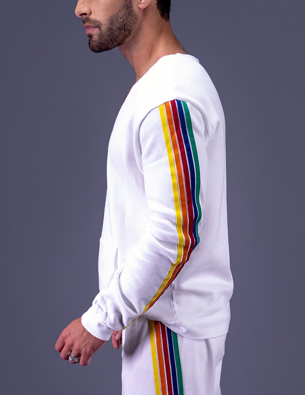 Sweat Col Ouvert Unisexe