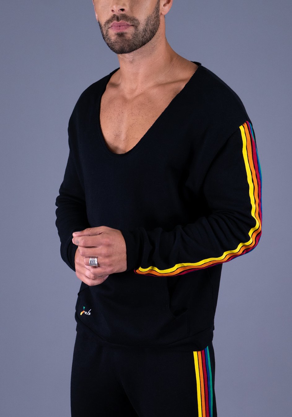 Sweat Col Ouvert Unisexe