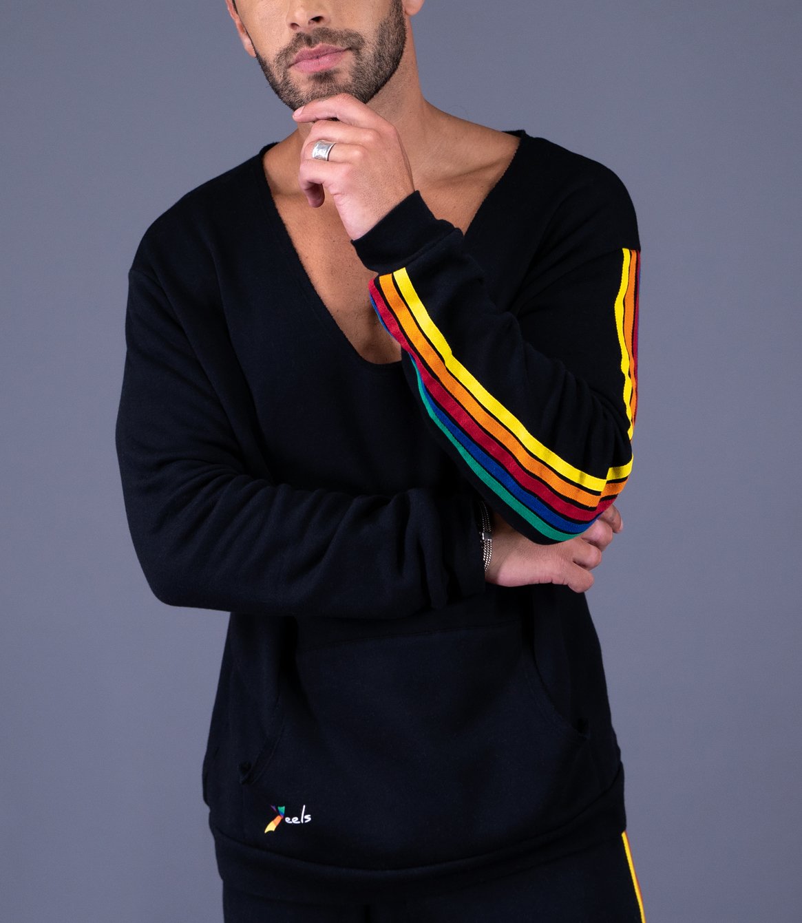 Sweat Col Ouvert Unisexe